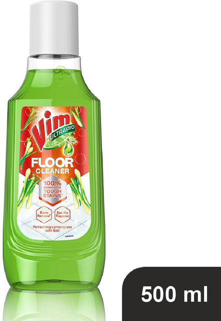 Vim Ultrapro Floor Cleaner Refreshing Lemongrass With Salt - 500ml